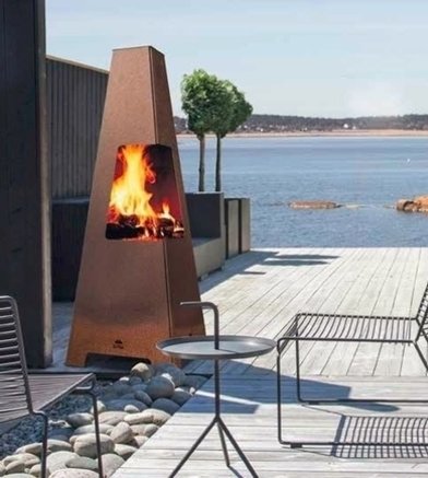 Jotul | outdoor fireplace | Perthshire | Scotland